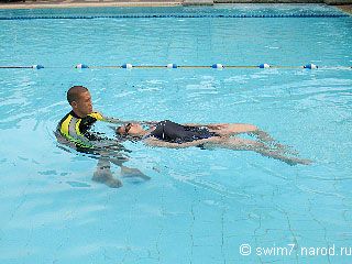 обучение плаванию с тренером 