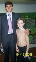 Иван и Олимпийский Чемпион по Плаванию Александр Попов